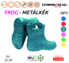 Camminare – Frog EVA gyerekcsizma METÁLKÉK (-30°C)