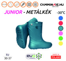 Camminare – Junior EVA gyerekcsizma METÁLKÉK (-30°C)